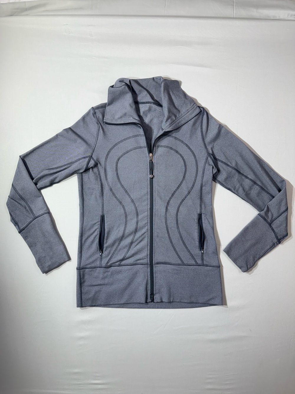 Lululemon Stride Jacket II heathered grey size 8